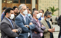 بازدید محمود سالاری معاون امور هنری وزارت فرهنگ و ارشاد اسلامی از اجراهای ویژه برنامه هفته هنر انقلاب اسلامی در تئاتر شهر