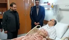 عیادت مدیرعامل بنیاد رودکی از رهبر ارکستر سمفونیک تهران