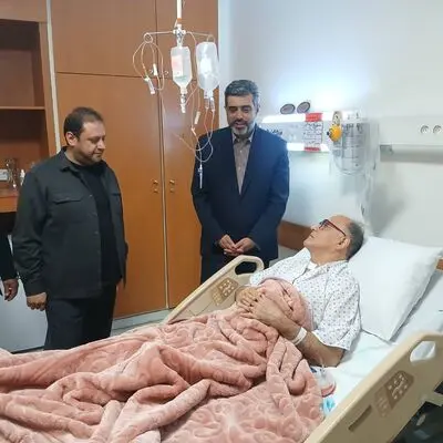 عیادت مدیرعامل بنیاد رودکی از رهبر ارکستر سمفونیک تهران