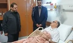 عیادت مدیرعامل بنیاد رودکی از رهبر ارکستر سمفونیک تهران