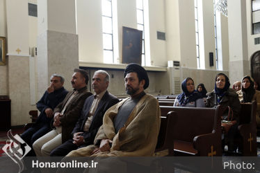 مراسم تجلی دوستی و الفت مسلمانان و مسیحیان 