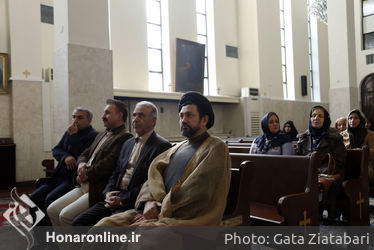 مراسم تجلی دوستی و الفت مسلمانان و مسیحیان 