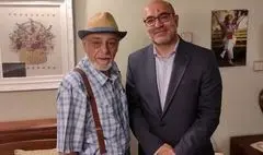 دیدار مدیرکل هنرهای نمایشی با رضا بابک