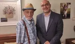 دیدار مدیرکل هنرهای نمایشی با رضا بابک