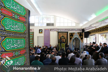 مراسم عزاداری اباعبدالله الحسین (ع) در معاونت هنری وزارت ارشاد 
