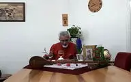 آواز منوچهر فیروزی در خانه | فیلم