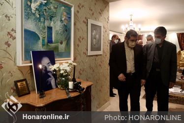 دیدار وزیر فرهنگ و ارشاد اسلامی با خانواده مرحوم استاد حبیب الله صادقی