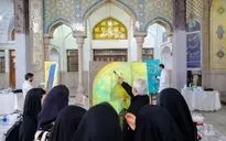 کارگاه هنری «آبروی ری» در حرم مطهر حضرت عبدالعظیم(ع)