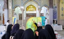 کارگاه هنری «آبروی ری» در حرم مطهر حضرت عبدالعظیم(ع)