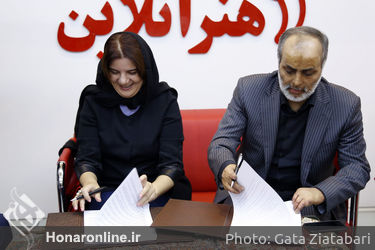 امضای تفاهم‌نامه همکاری میان "هنرآنلاین" و خبرگزاری "آپا" از آذربایجانی