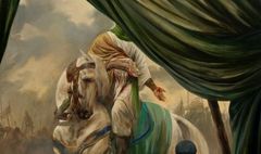 نقاشی جدید حسن روح‌الامین «سند» شهادت طفل ۶ ماهه را روایت کرد