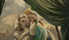 نقاشی جدید حسن روح‌الامین «سند» شهادت طفل ۶ ماهه را روایت کرد
