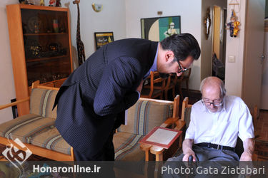 دیدار سید مجتبی حسینی از امیراشرف آریان پور