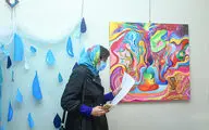 نمایشگاه  نقاشی سیمین حیدری با عنوان « چرخه » در گالری انتظامی