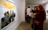 افتتاحیه نمایشگاه آثار حمید بهرامی در گالری هما