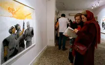 افتتاحیه نمایشگاه آثار حمید بهرامی در گالری هما