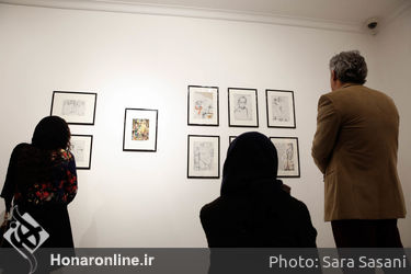 افتتاحیه نمایشگاه طراحی منوچهر صفرزاده در گالری هور