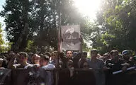 مراسم تشییع پیکر عزت‌الله انتظامی در تالار وحدت
