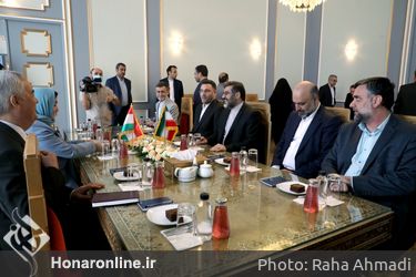 دیدار وزیر فرهنگ و ارشاد اسلامی با وزیر فرهنگ تاجیکستان در تالار وحدت 