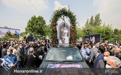 تشیع پیکر هنرمند انقلابی حاج نادر طالب‌زاده