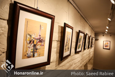 افتتاح نمایشگاه نقاشی نسرین عتیقه‌چی در گالری گلستان