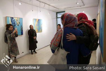 نمایشگاه نقاشی‌های مصطفی ندرلو در گالری هفت ثمر