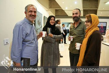 دیدار احمد مسجدجامعی از نمایشگاه" رویکردها و گرایش ها در هنر معاصر ایران"در گالری پردیس ملت