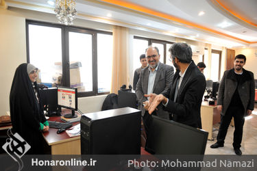 بازدید محمدحسین اسماعیلی مدیرکل دفتر برنامه ریزی و آموزش های هنری از هنرآنلاین