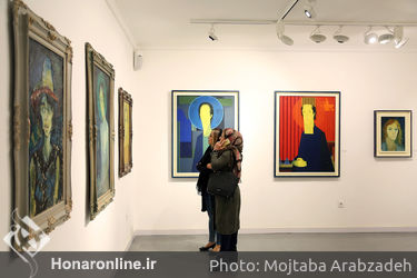 نمایشگاه نقاشی های ابراهیم فرجی در گالری هور‎