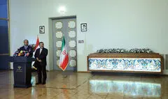 نشست خبری وزیر فرهنگ با همتای عراقی در تالار وحدت | هفته سینمای ایران در بغداد برگزار می‌‎شود