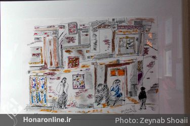 نمایشگاه نقاشی ژان کلود کریر در گالری دستان+2