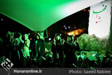 مراسم احیای شب 21 ام ماه مبارک رمضان - گلزار شهدای کوهسار 