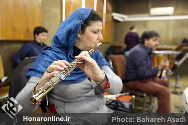 تمرین ارکستر سمفونیک تهران و ایتالیا در بنیاد رودکی 
