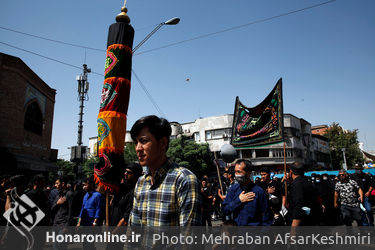عاشورای حسینی در چهاراه گلوبندک تهران
