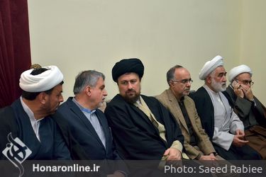 تجدید میثاق هنرمندان و وزیر ارشاد با آرمان های امام راحل