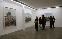 نمایشگاه آثار ساسان ابری در گالری محسن