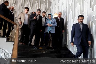 دیدار وزیر فرهنگ و ارشاد اسلامی با وزیر فرهنگ تاجیکستان در تالار وحدت 