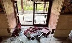 تشکیل حلقه حفاظت انسانی در چهلستون