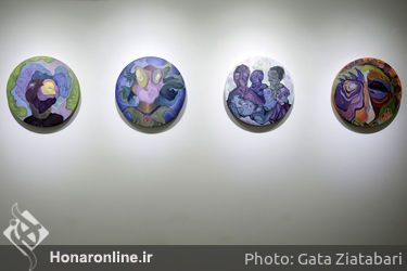 نمایش نقاشی های مهتاب مولوی در گالری مهروا