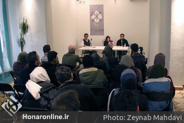 شکان زهرایی پنجمین روز نشست "هفته هنر تیر " در کافه گودو یاس