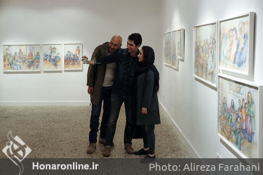 نمایشگاه نقاشی‌های مانی غلامی در گالری هما