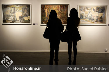 نمایشگاه نقاشی ناصر پلنگی و لباس بهنود جواهرپور در گالری آریانا 