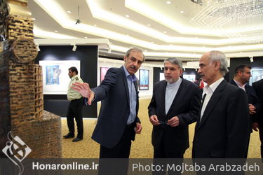 بازدید وزیر فرهنگ و ارشاد اسلامی از هفتمین حراج تهران