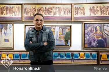 نمایشگاه نقاشی آرمین ابراهیم پور در گالری بهارک