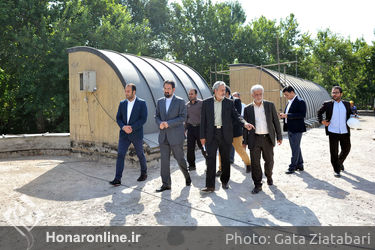 بازدید معاون امور هنری از روند بهسازی موزه هنرهای معاصر تهران