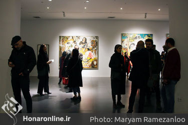 نمایشگاه نقاشی داوود زندیان در گالری ایرانشهر