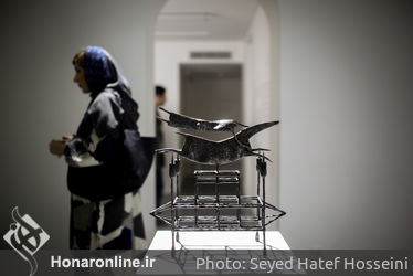 نمایشگاه آثار حجم مهدی رنگچی در گالری اعتماد 2