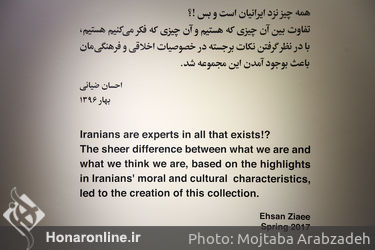 نمایشگاه آثار احسان ضیائی در گالری شیرین