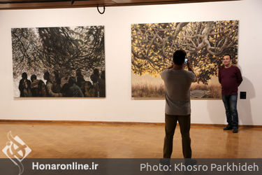 افتتاح نمایشگاه  76 هنرمند در 70 سال اخیر در فرهنگسرای نیاوران