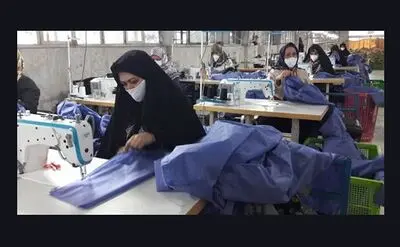 تولید لوازم بهداشتی مقابله با کرونا به همت انجمن مد و لباس مازندران